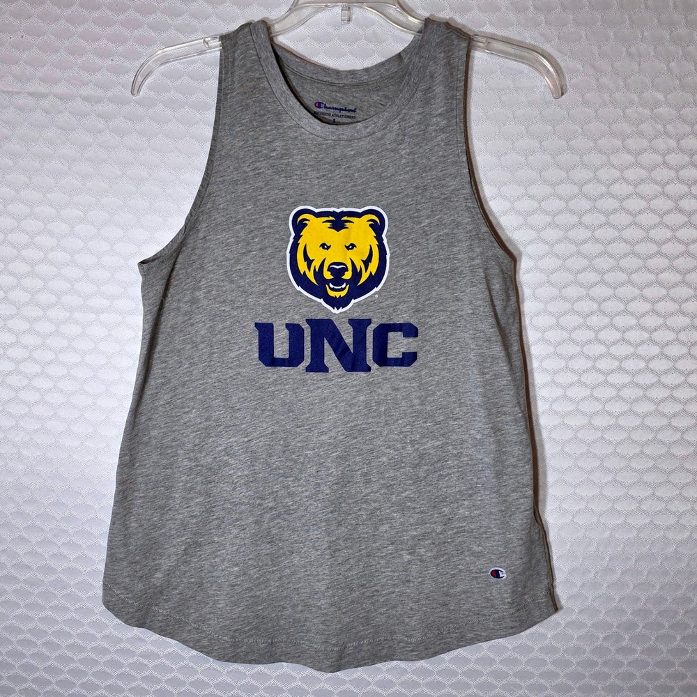 UNC Bears Tank Top Womens Small Gray University of Northern Colorado Champion